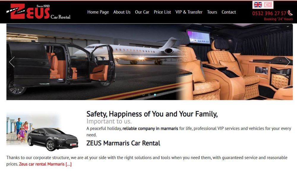 Marmaris Araç Kiralama, ZEUS CAR