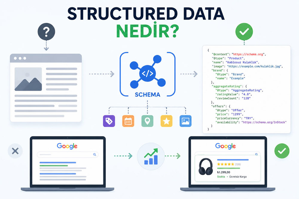 Structured data nedir? Schema işaretlemesi Google’da neden önemli?
