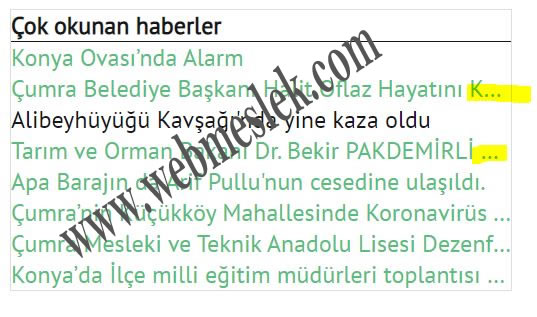 Div içerisine sığmayan yazılar